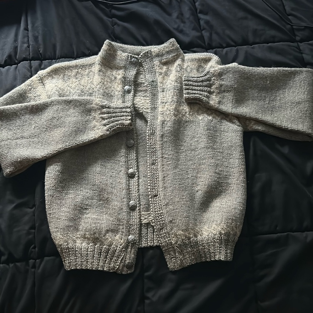 Vintage Norwegian Wool Cardigan